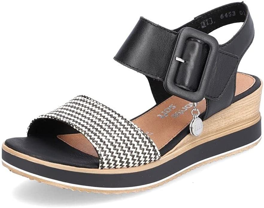 REMONTE Klassische Sandalen schwarz