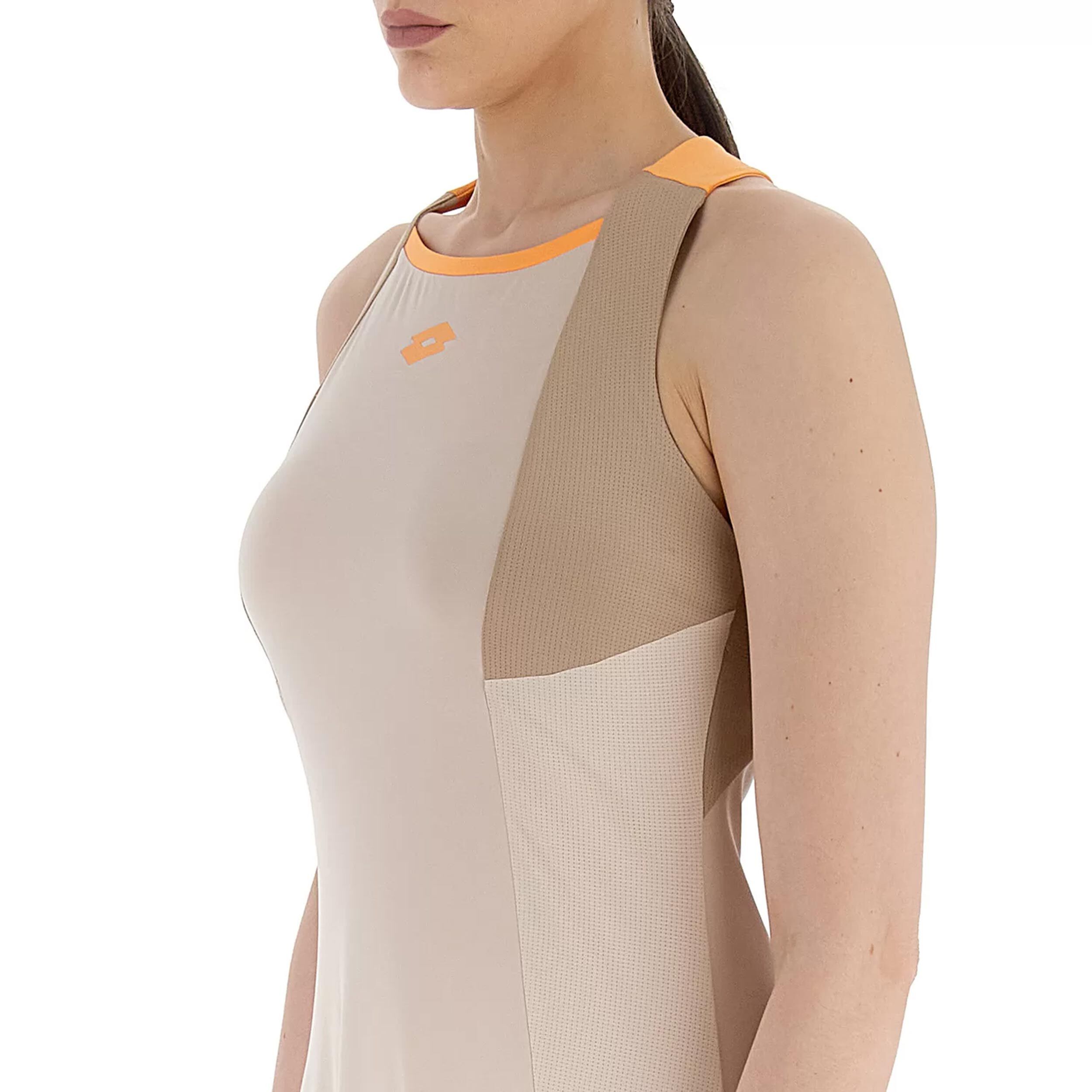 Tech Kleid Damen - Creme, Beige