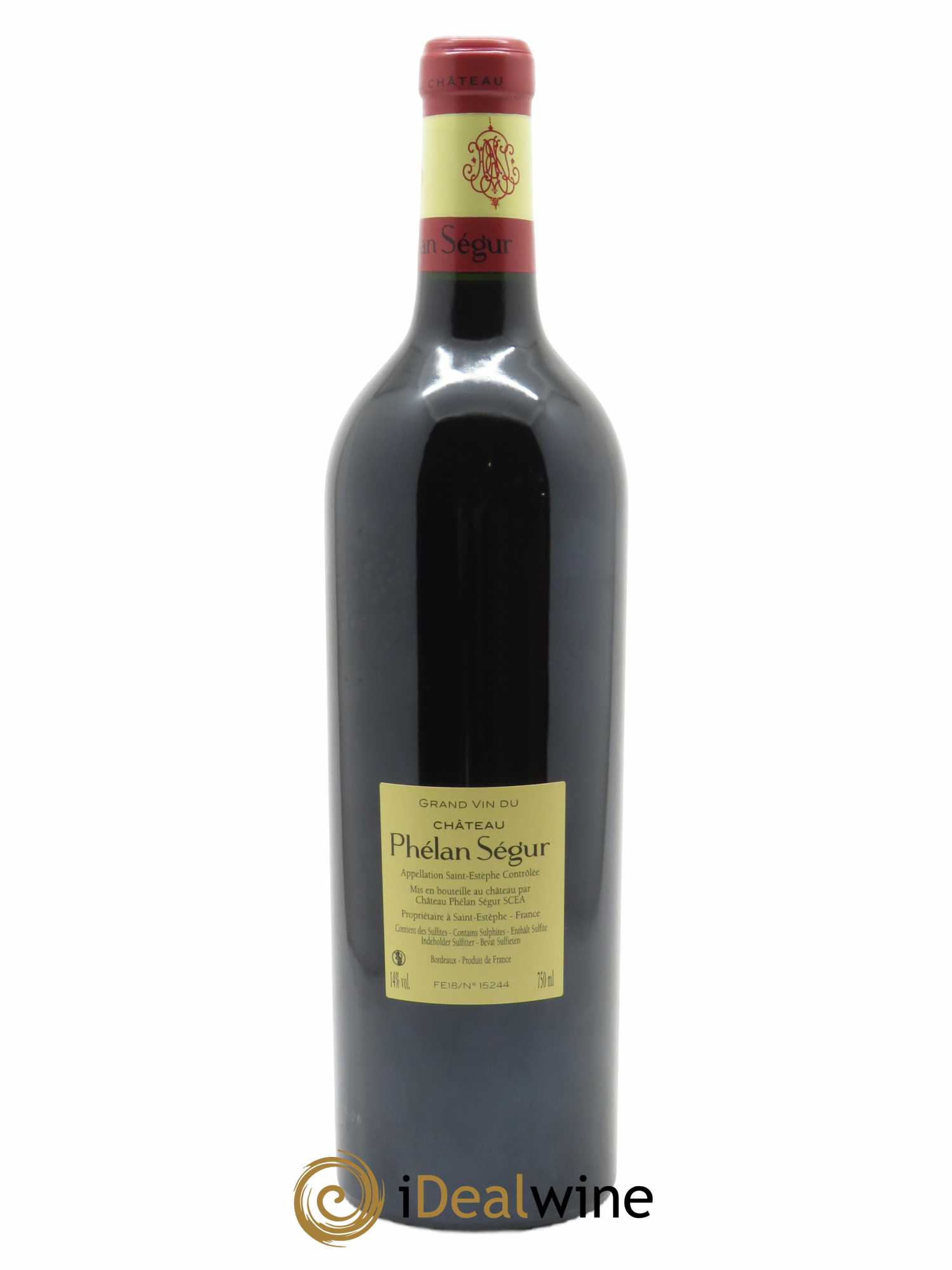 Château Phélan Ségur (CBO à partir de 6 bts) 2018 - Lot de 1 Bouteille