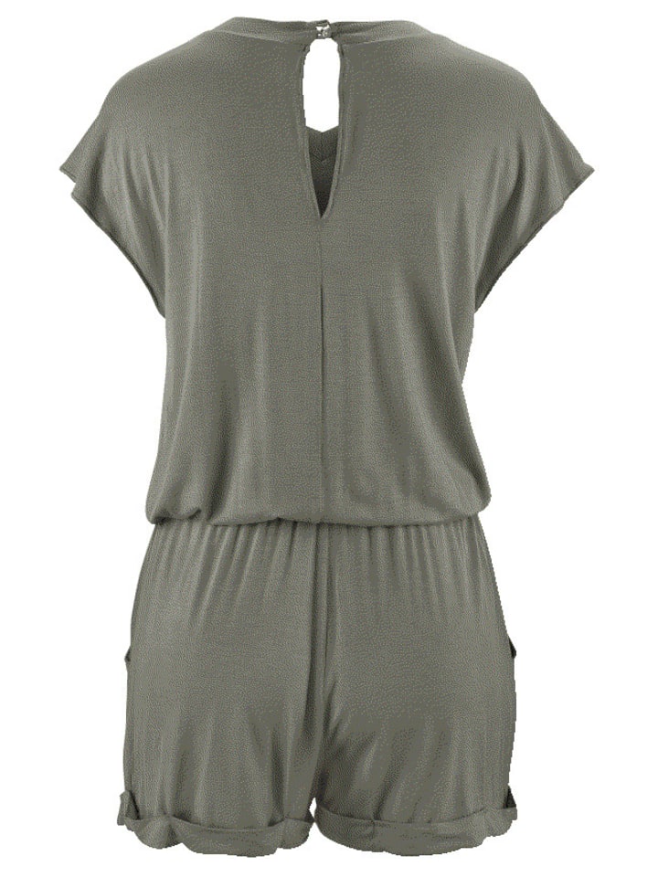 LASCANA Kurzoverall in khaki günstig kaufen