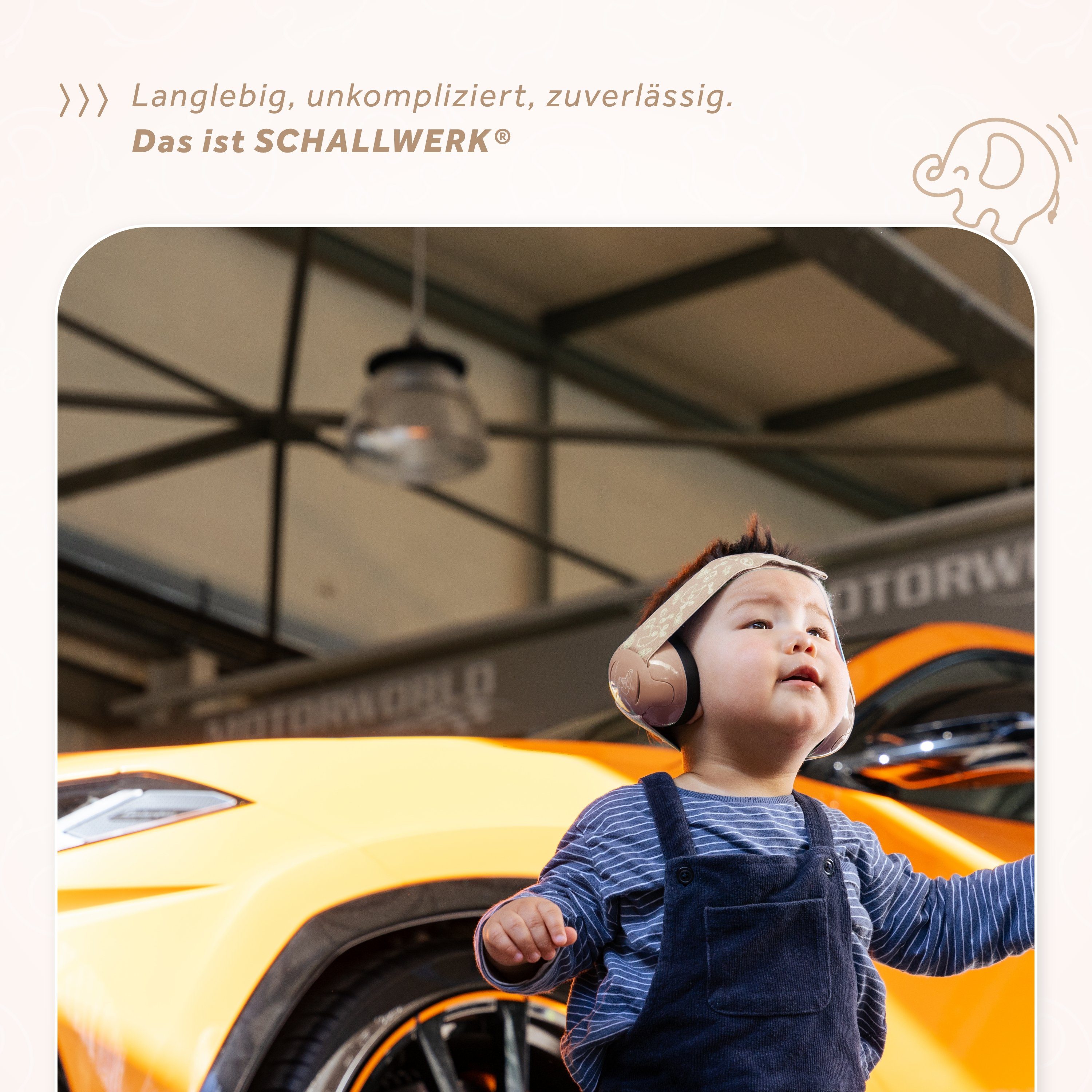 Schallwerk Kapselgehörschutz Schallwerk® Mini+ Gehörschutz für Kinder – Kapselgehörschutz Kleinkind