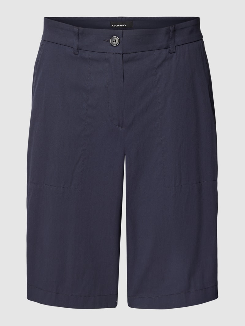 Bermudas mit Eingrifftaschen Modell 'Stella' in marineblau