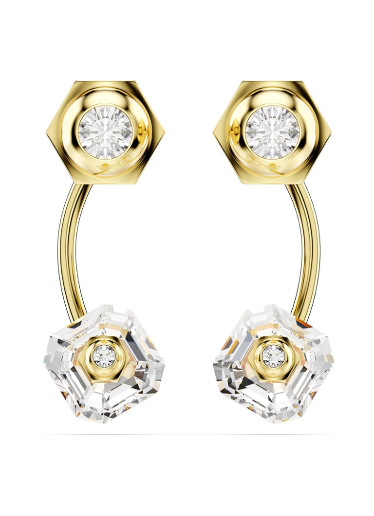 Swarovski Numina gold-plated stud earrings