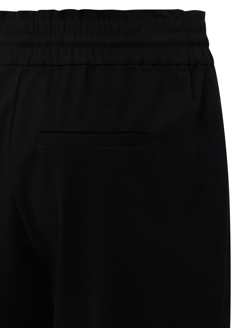 PLUS SIZE Shorts mit Stretch-Anteil Modell 'Eva' in schwarz