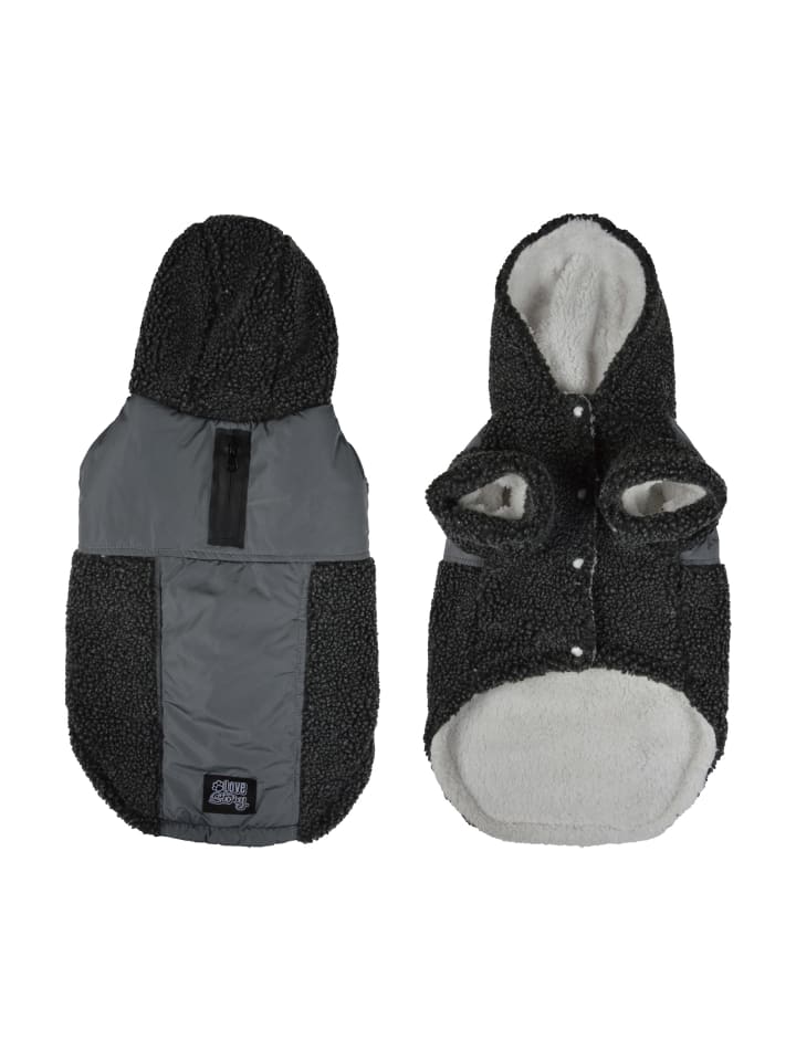 dynamic24 Hunde Mantel Winterjacke Hundemantel  in anthrazit günstig kaufen 30