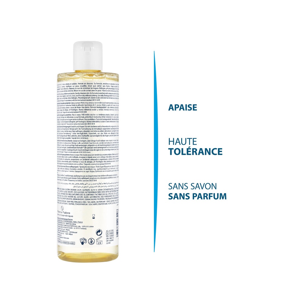 Ducray Dexyane huile lavante Dexyane 400 ml Huile lavante