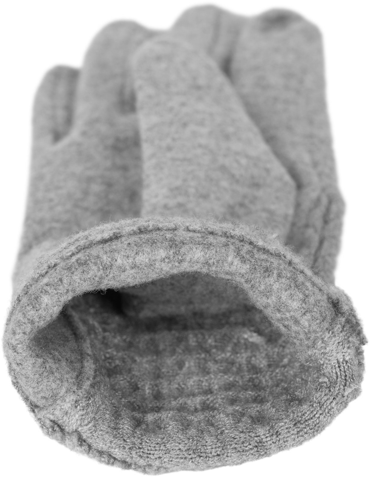 styleBREAKER Fleecehandschuhe Touchscreen Handschuhe Zopfmuster