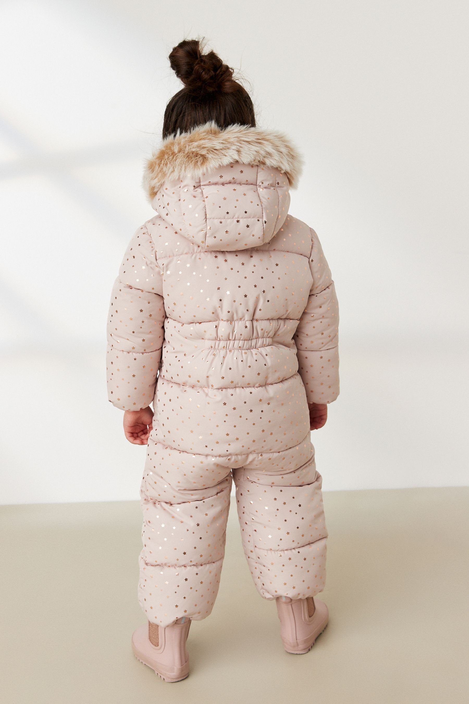 Next Schneeoverall Wasserabweisender Schneeanzug mit Folienpunkten (1-tlg)