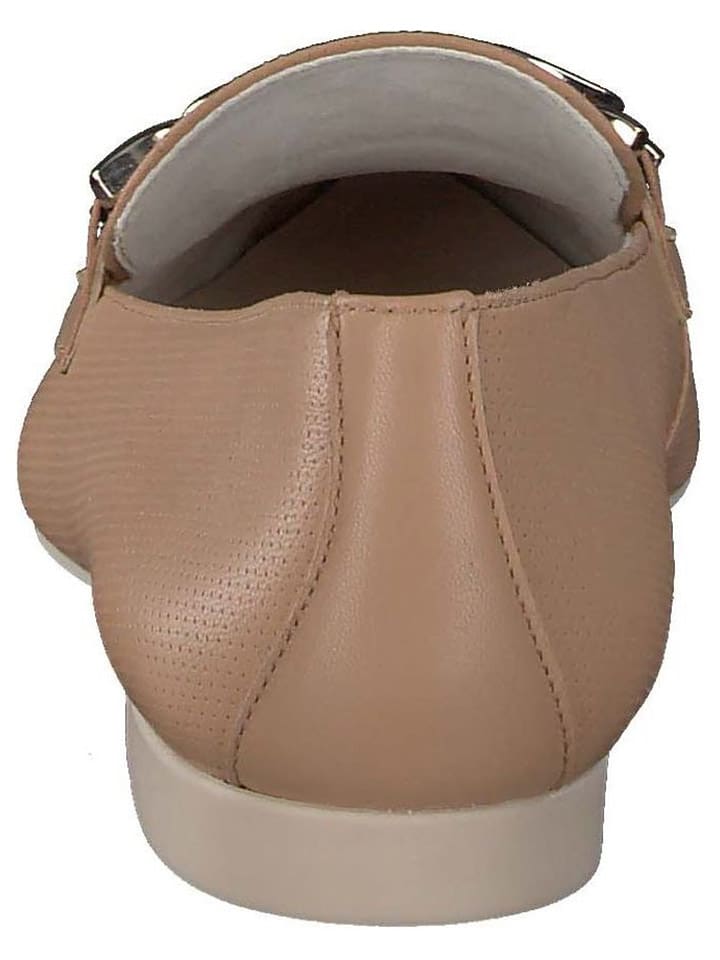 Paul Green Leder-Slipper  in Hellbraun günstig kaufen