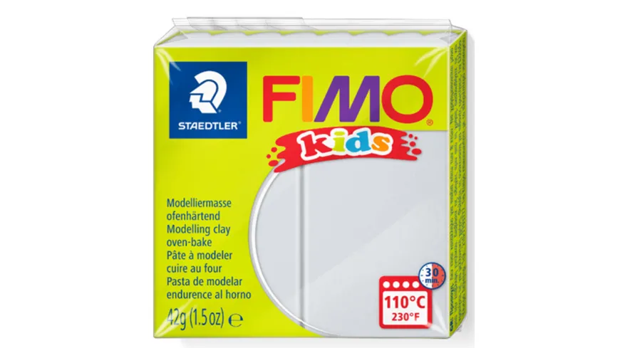 STAEDTLER Modelliermasse FIMO® Kids hellgrau 42 g
