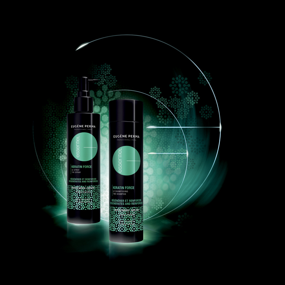 essentiel Shampooing Keratin Force Cheveux en situation de chute