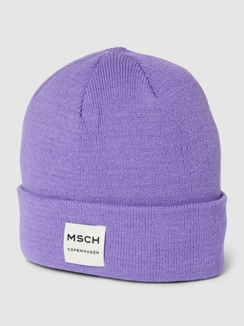 Beanie aus Woll-Mix Modell 'MOJO' in lila