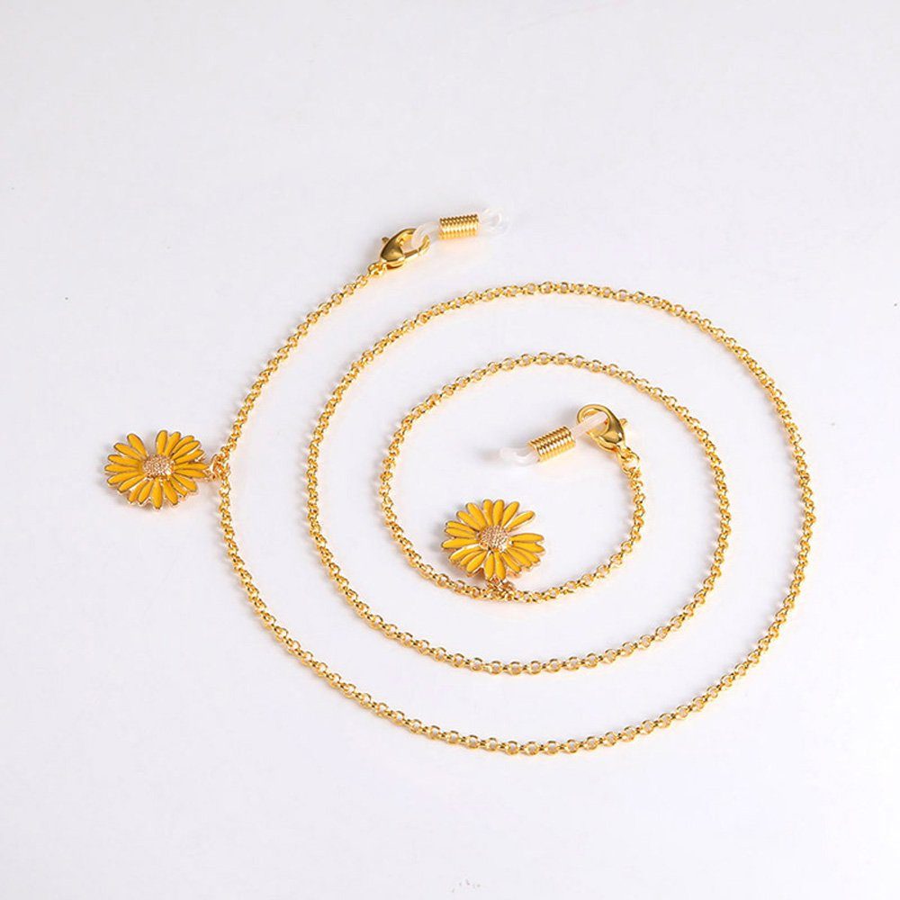 Tian Dee Brillenkette Sonnenblumen-Anhänger, Brillenkette, Maske, Lanyards, Brillenbänder