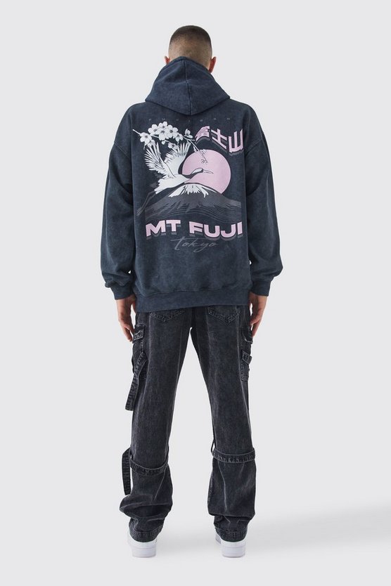 Oversize Hoodie mit Print