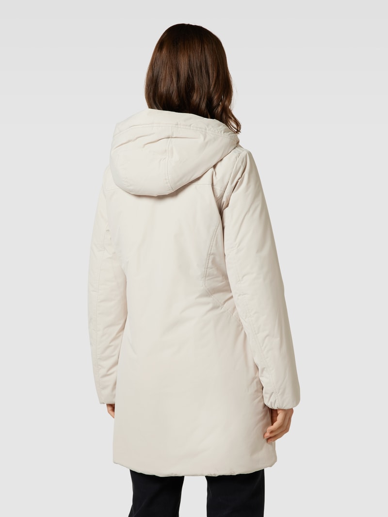 Jacke mit Kapuze in sand