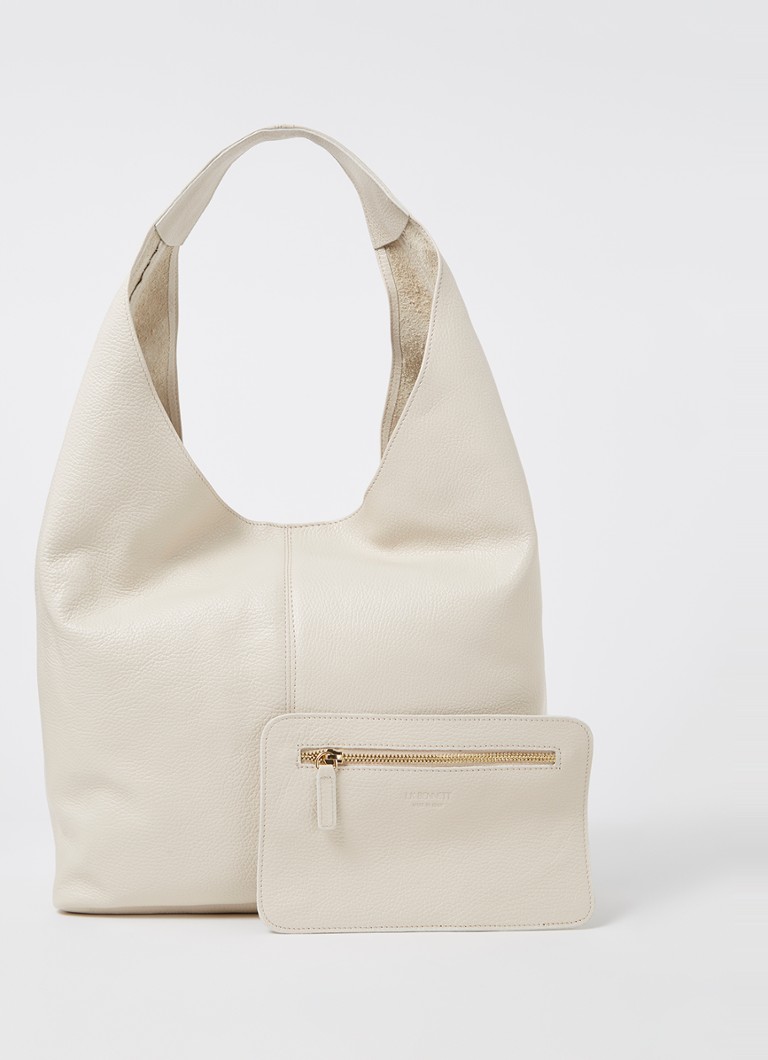 Borsa a tracolla in pelle Soula di LKBennett con pochette removibile.