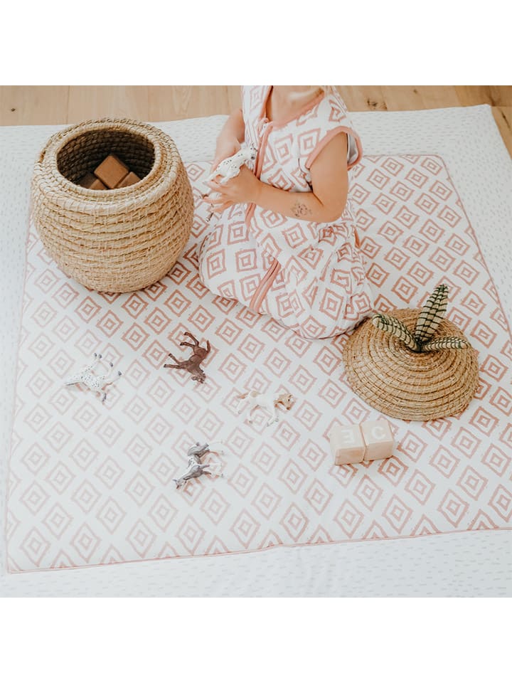 Emma&Noah Krabbeldecke in Rosa günstig kaufen