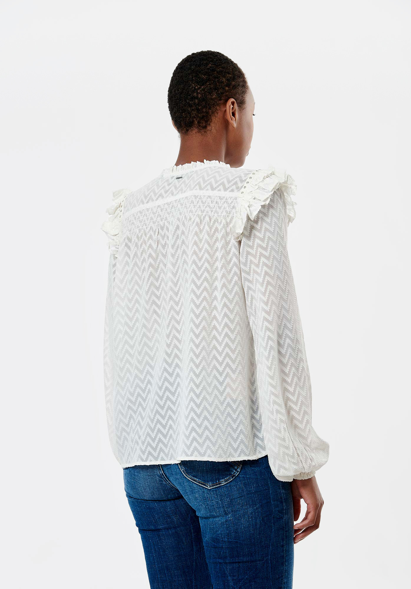 BROOK  Blouse blanche femme