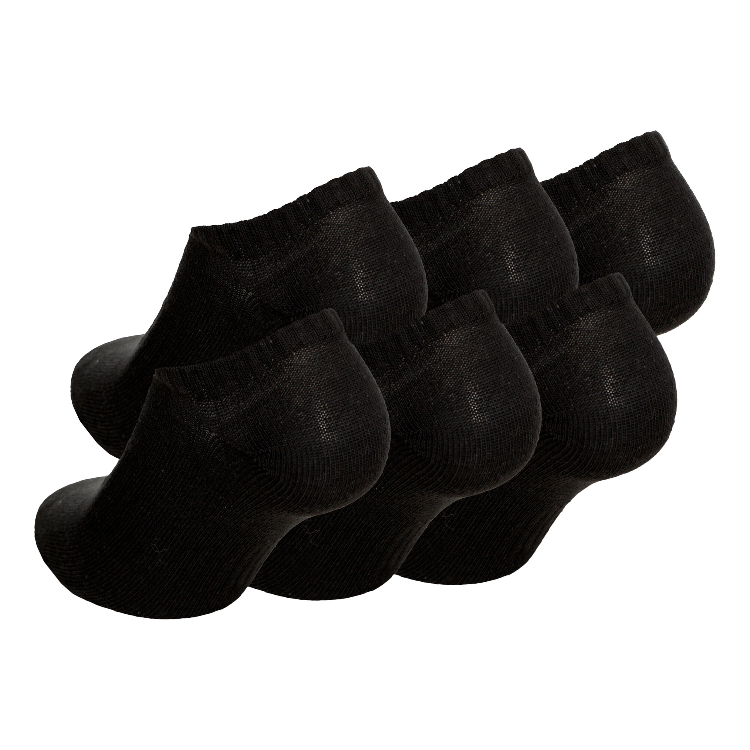 Everyday Lightweight Tennissocken 6er Pack - Schwarz, Weiß