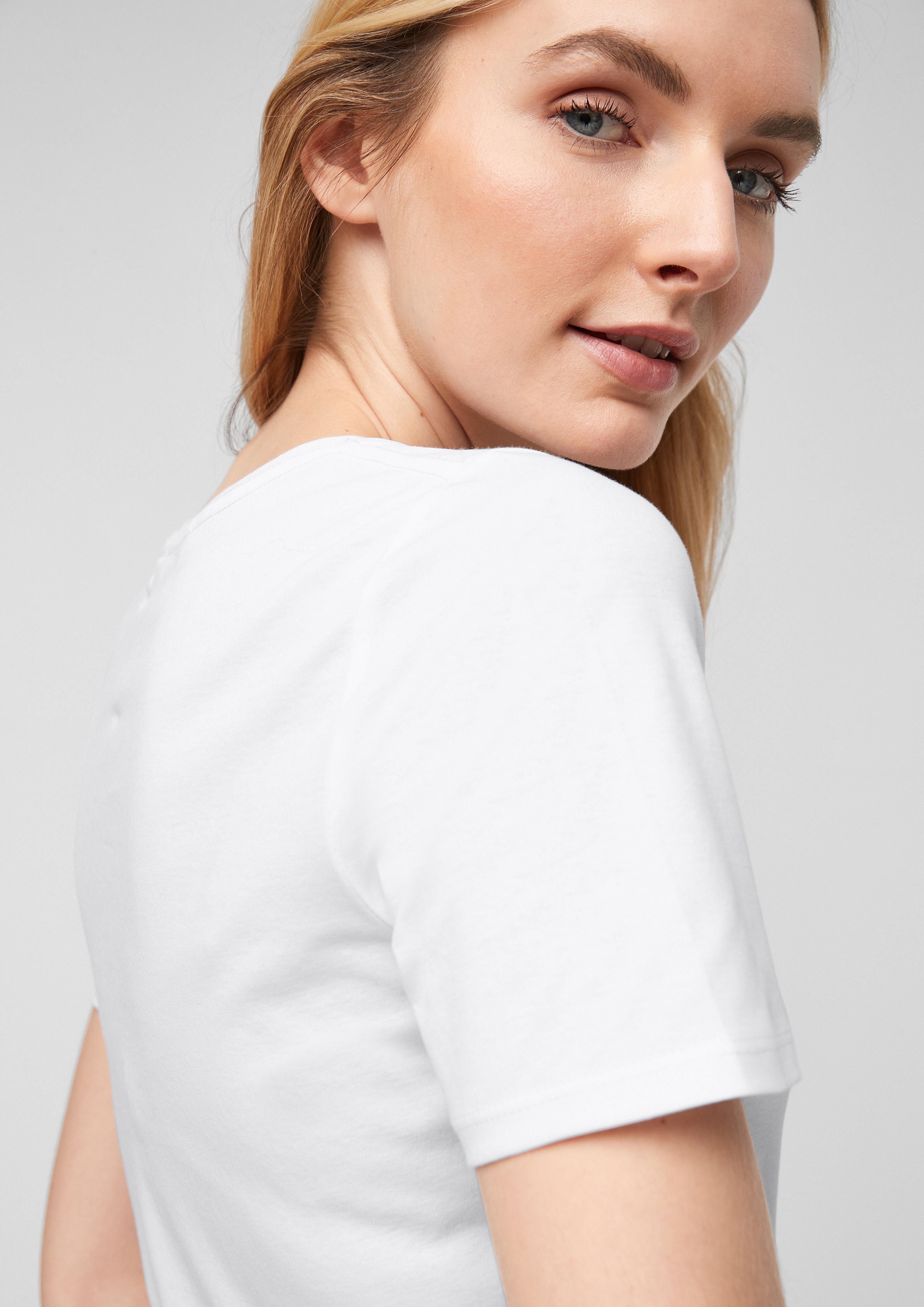 Jerseyshirt mit Rundhalsausschnitt  04.899.32.7187-0100
