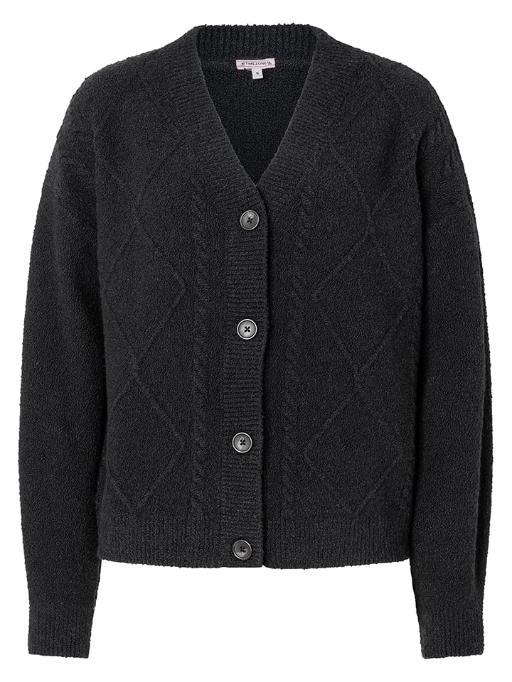 Timezone Cardigan in Schwarz günstig kaufen
