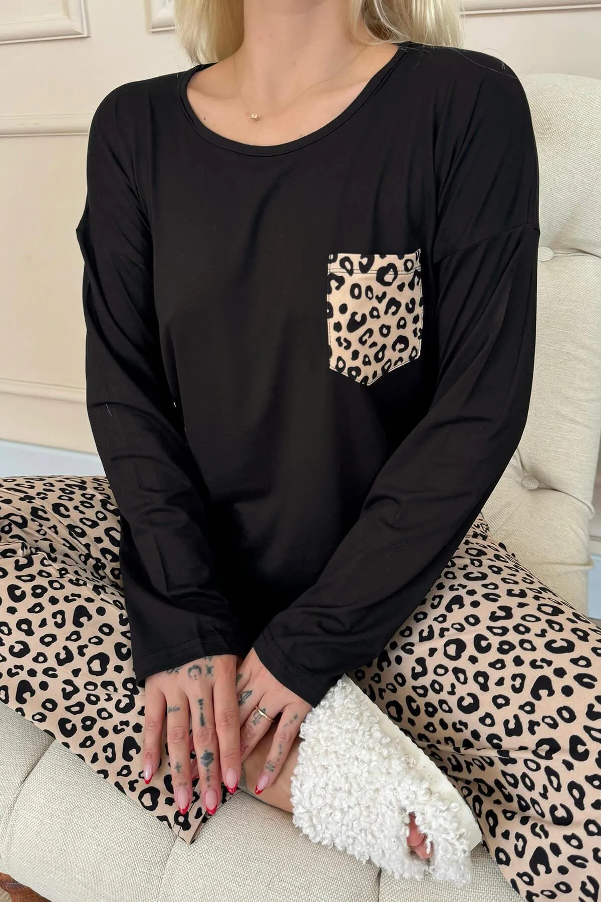 Pijamaevi  Pyjama set - Braun - Unifarben