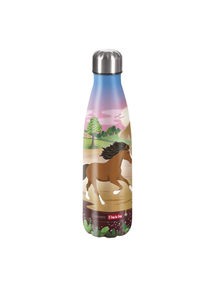 Step by Step Edelstahltrinkflasche in Wild Horse Ronja, Edelstahl günstig kaufen 28
