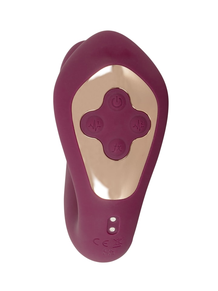 Javida Vibrator Thumping & Shaking Rabbit Vibrator in rot günstig kaufen 17 cm