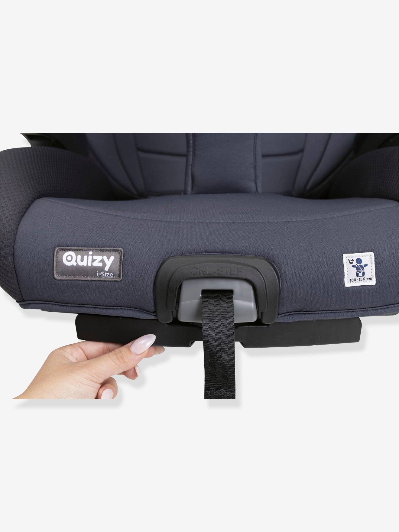 Chicco Kindersitz Quizy i-Size Air CHICCO, 100-150 cm, Gr. 2/3 - schieferblau