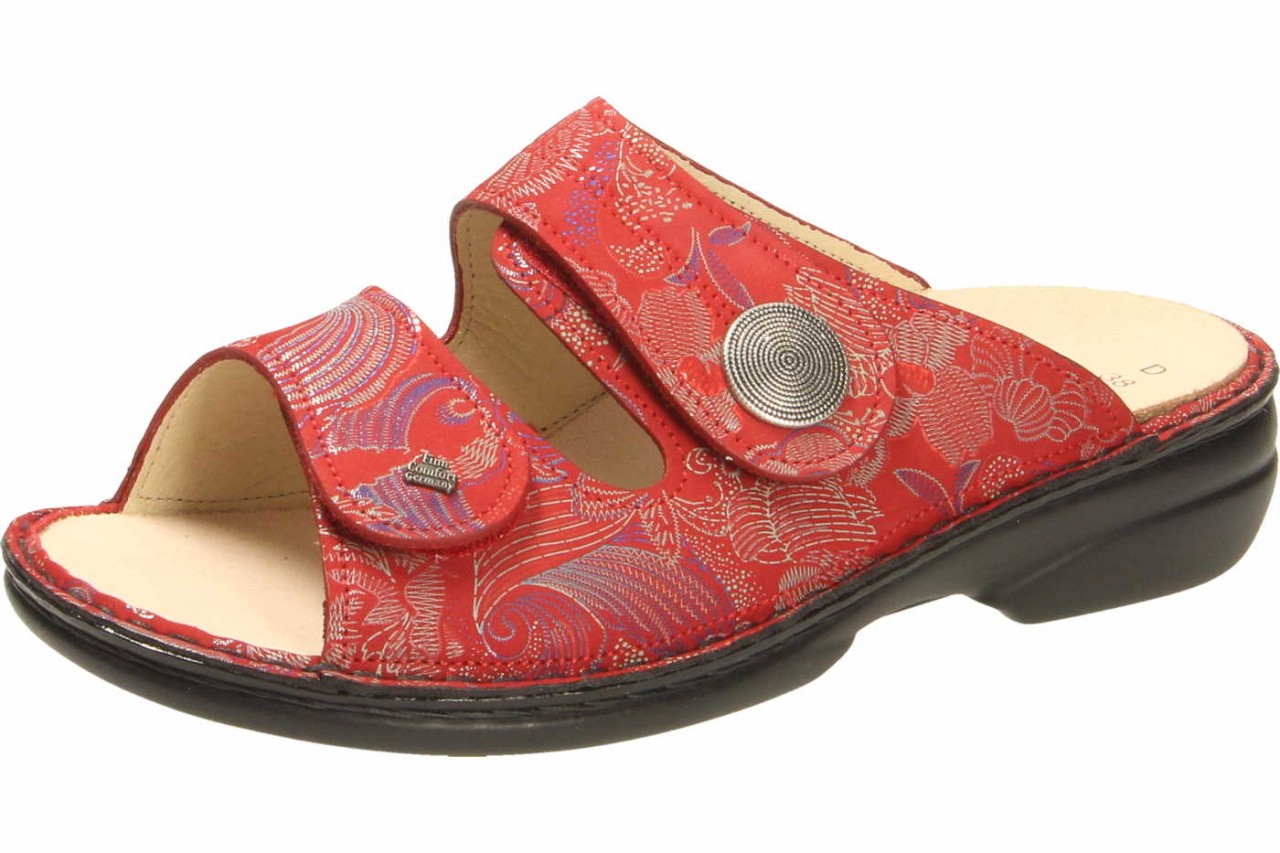 FINN COMFORT Pantoletten rot