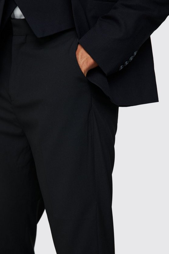 Maßgeschneiderte Hose mit hohem Bund