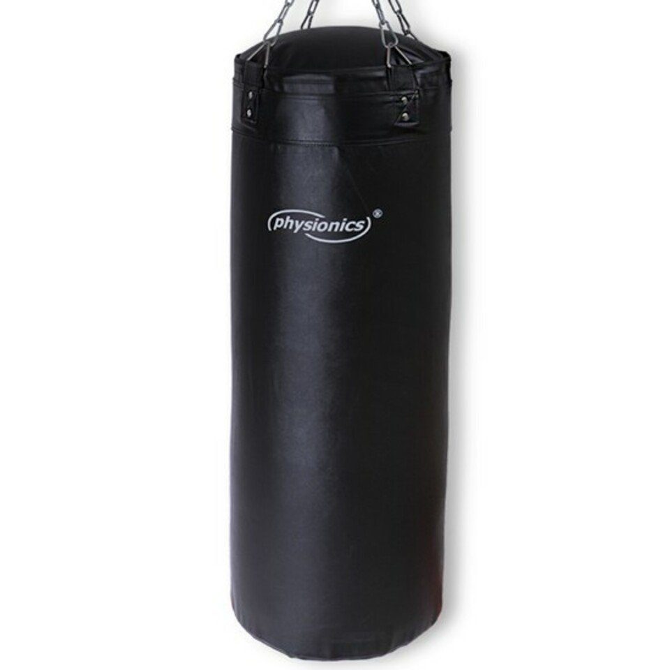 Physionics Boxsack Erwachsene 30kg Gefüllt Sandsack 120cm Punching Bag Halterung