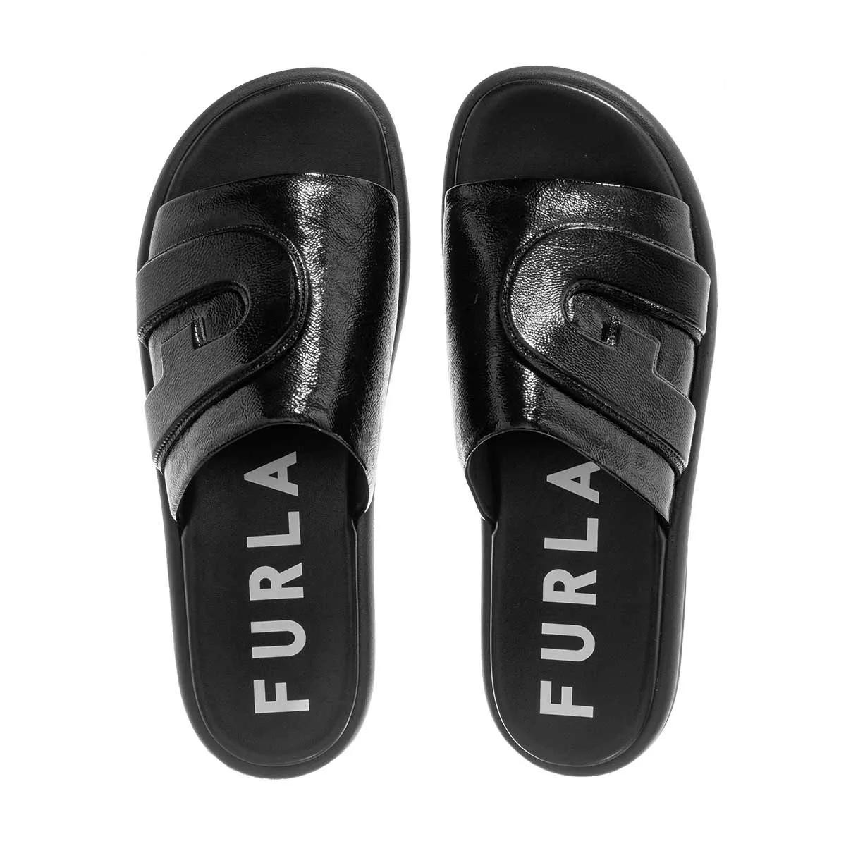 FURLA Pantoletten schwarz Slide