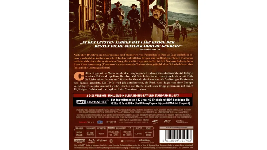 The Old Way LTD.  (4K Ultra HD) (+ Blu-ray)