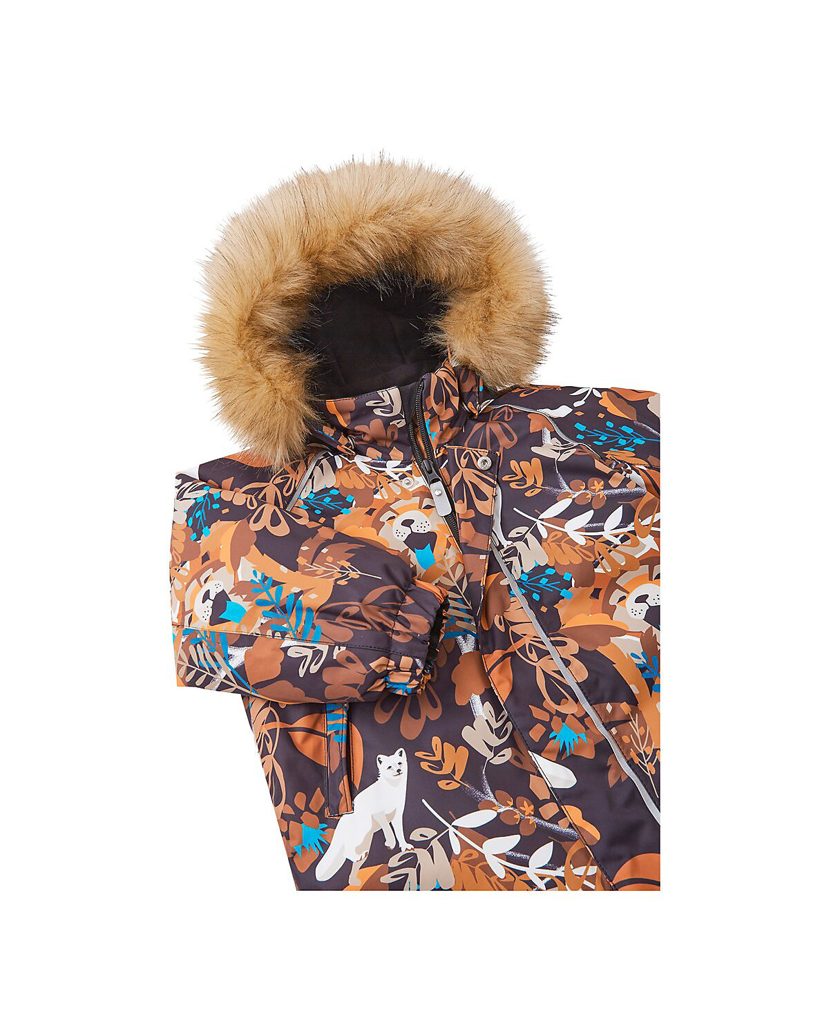 Schneeoverall Kapuze mit Fake Fur