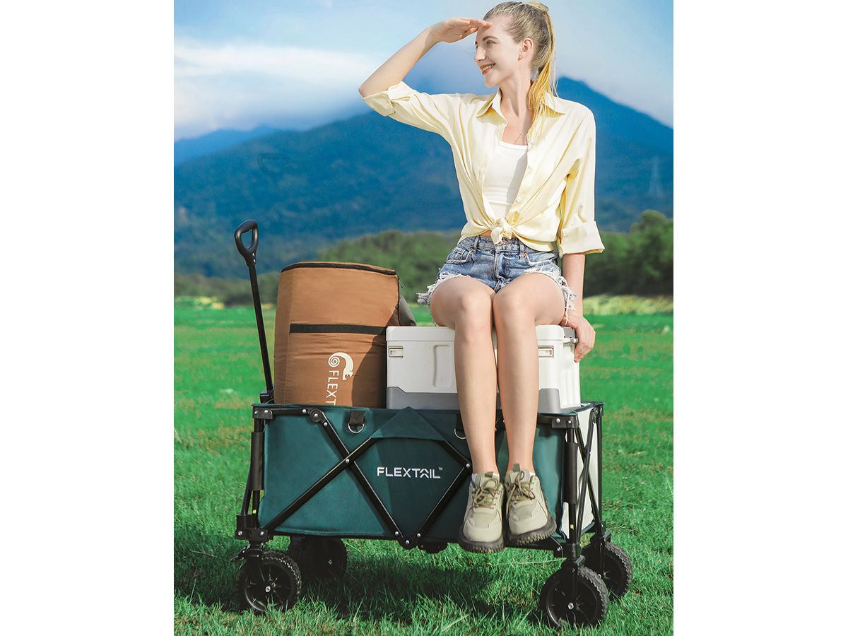 Flextail Gear Ezy-Wagen Faltbarer Pollerwagen