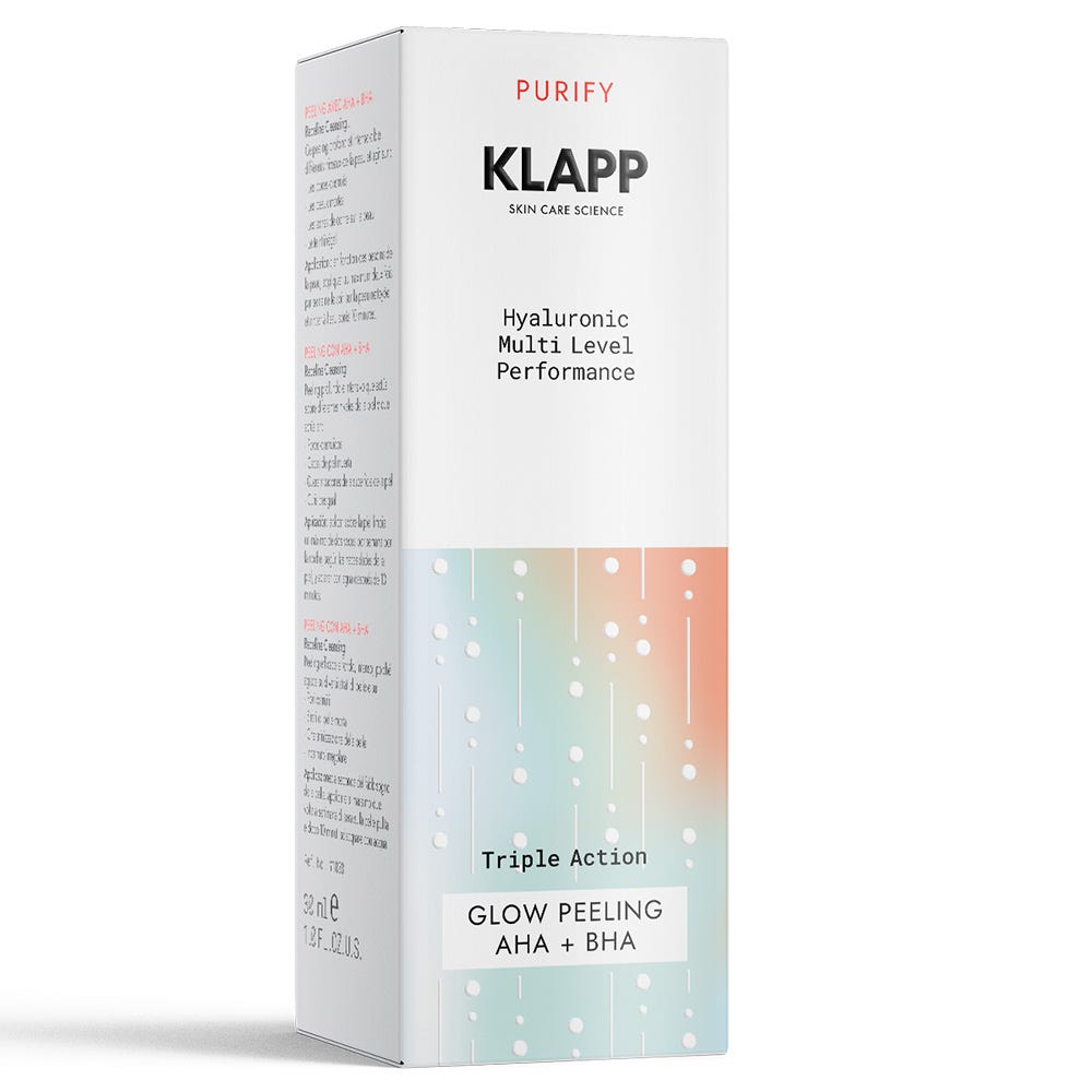 Klapp Cosmetics Purify Triple Action Glow Peeling AHA + BHA 30 ml