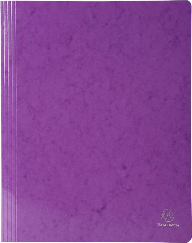 Exacompta Iderama Schnellhefter DIN A4 Violett Beschichteter Karton 355 g/m² 25 Stück