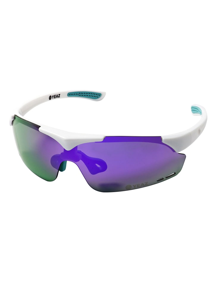 YEAZ SUNUP Magnet-Sport-Sonnenbrille in mattweiß günstig kaufen onesize
