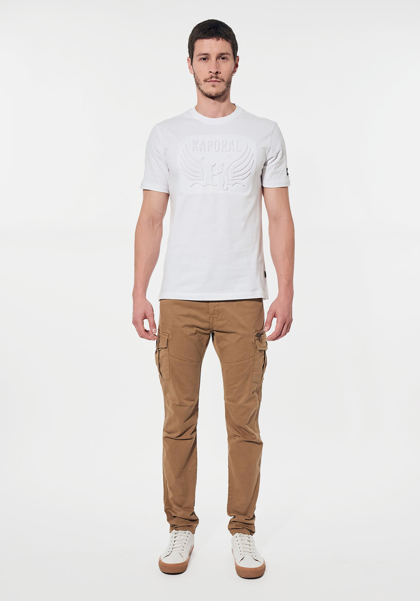LOUND  T-shirt blanc Homme en 100% coton bio