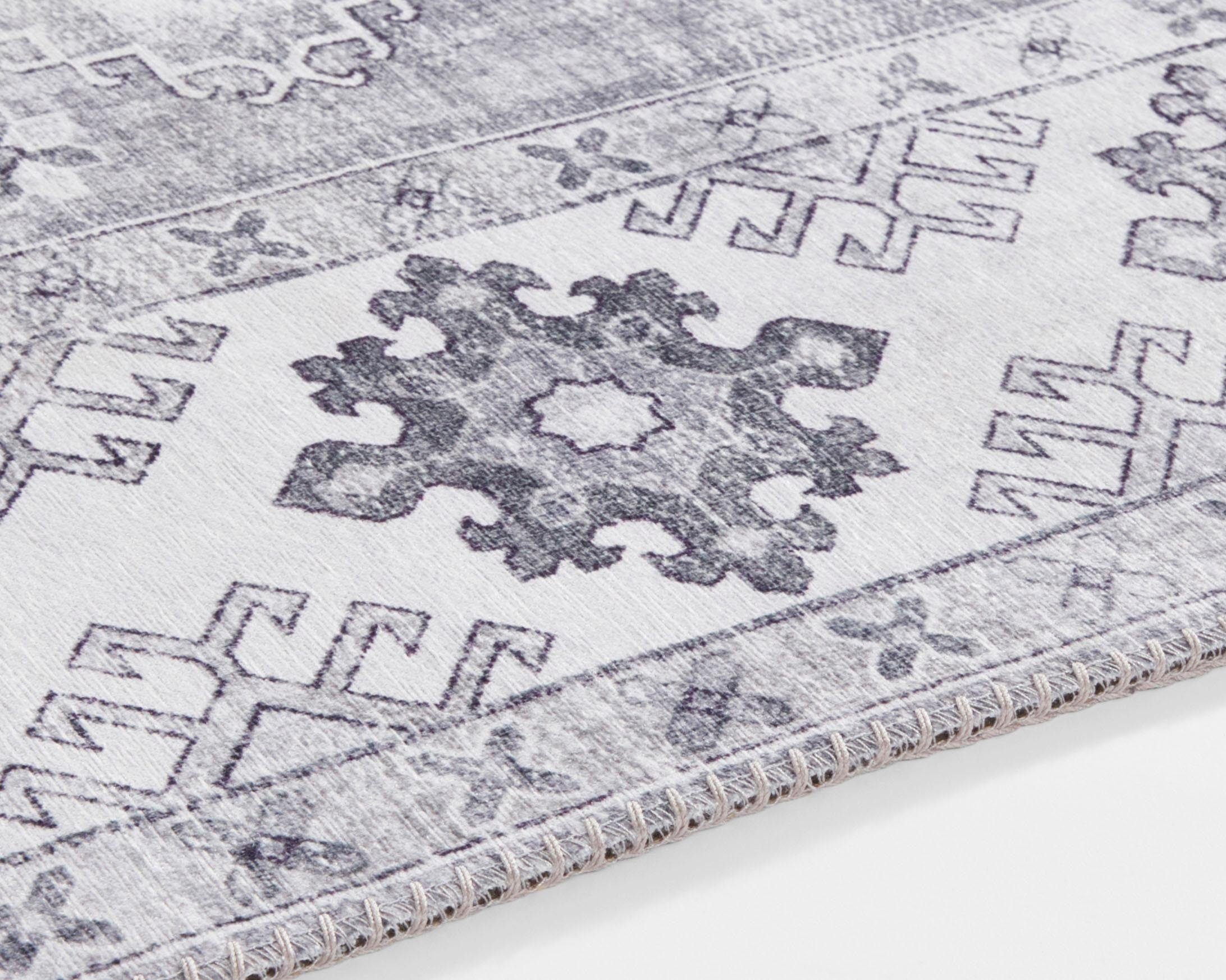 Teppich Gratia, NOURISTAN, rechteckig, Höhe: 5 mm, Orientalisch, Vintage, Flachgewebe Teppich,Wohnzimmer, Schlafzimmer