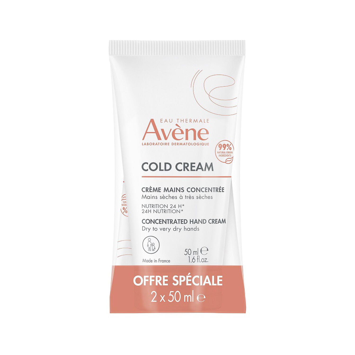 Eau Thermale Avène Cold Cream Crème mains concentré Duo