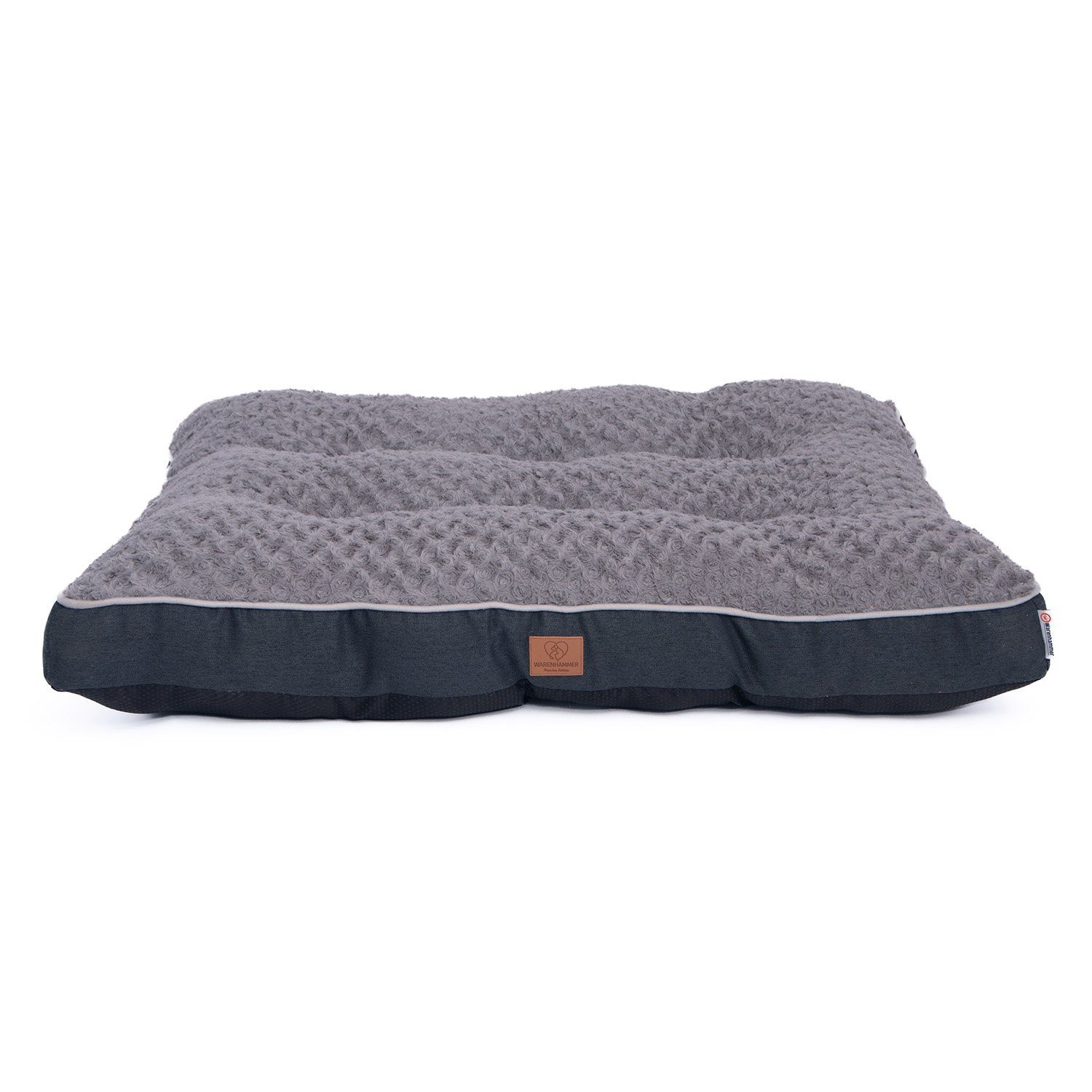 Warenhammer Tierbett Premium Hundebett, Hundesofa, Hundekissen, Flauschiger Plüsch, Flauschiger Plüsch, verschiedene Größen, Extra Halteschlaufe, Anti Rutschboden