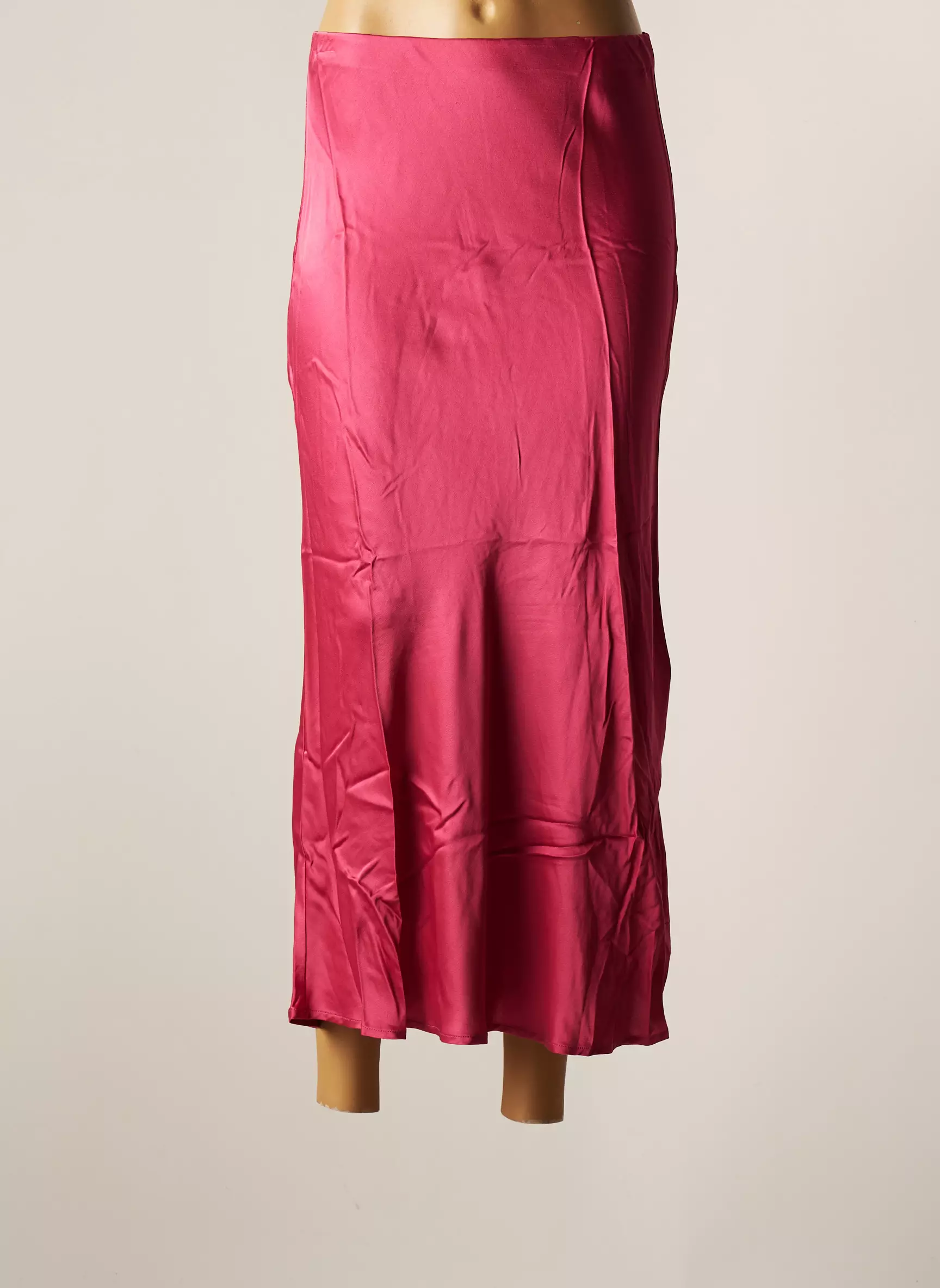 Ottod Ame Jupes Longues Femme couleur rose