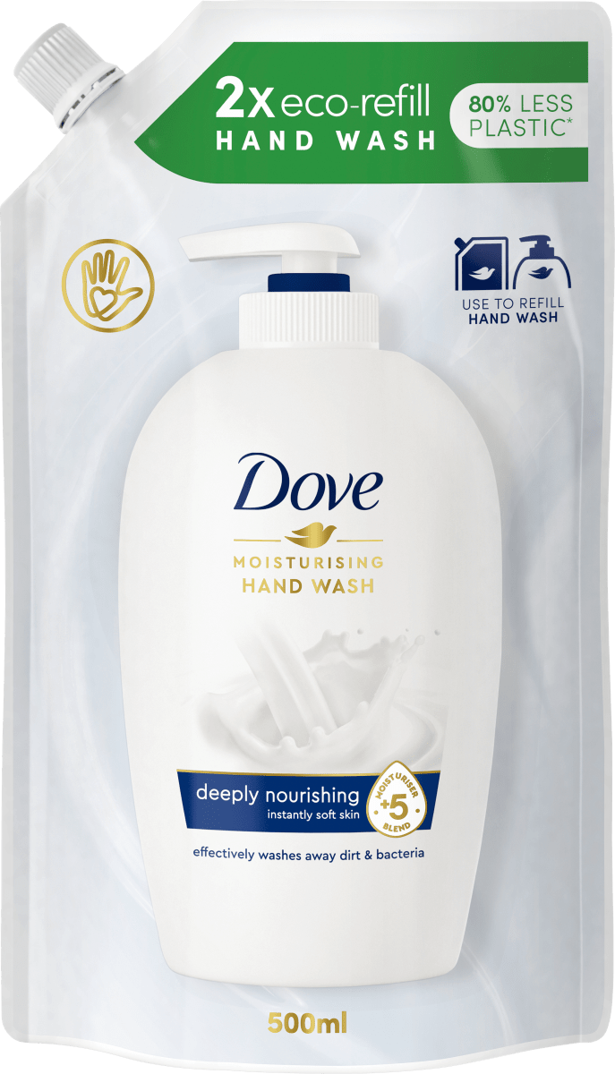 Flüssigseife, pflegende Handwaschlotion, Nachfüllpack, 500 ml