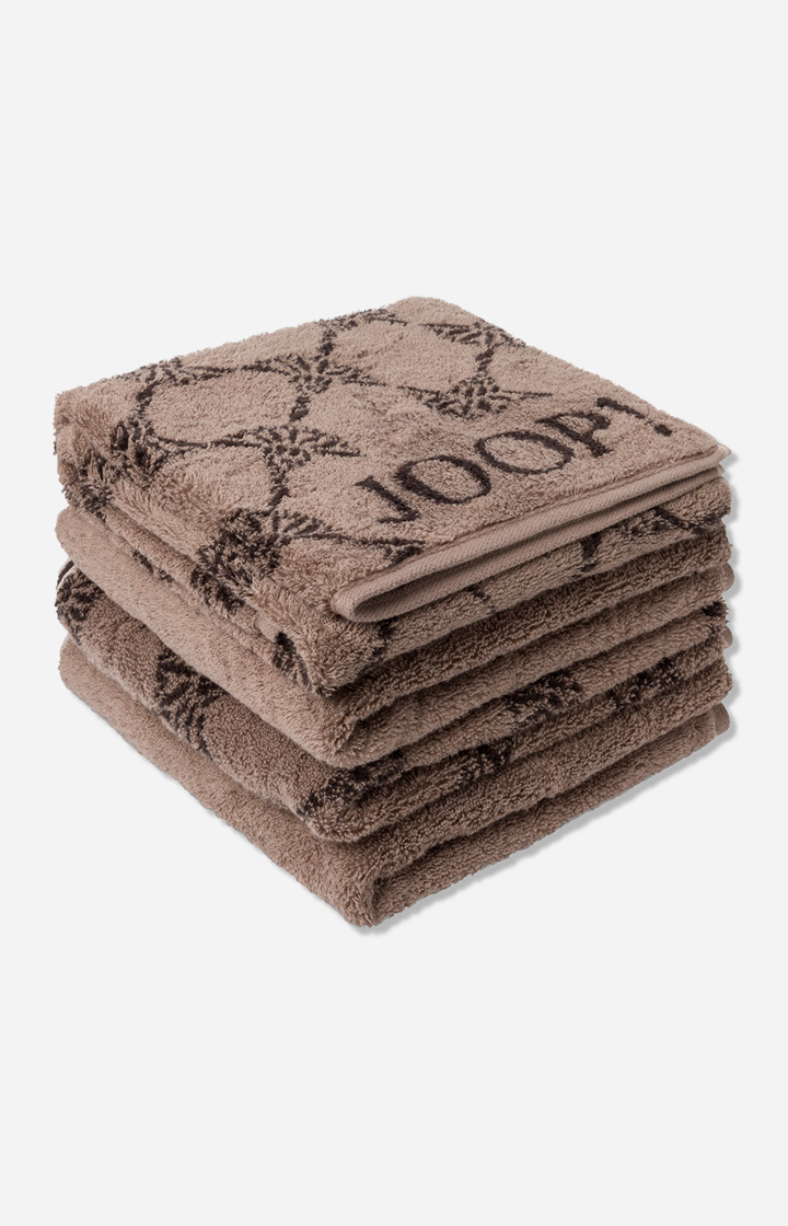 Handtuch JOOP! CLASSIC DOUBLEFACE in Mocca, 50 x 100 cm - im JOOP!