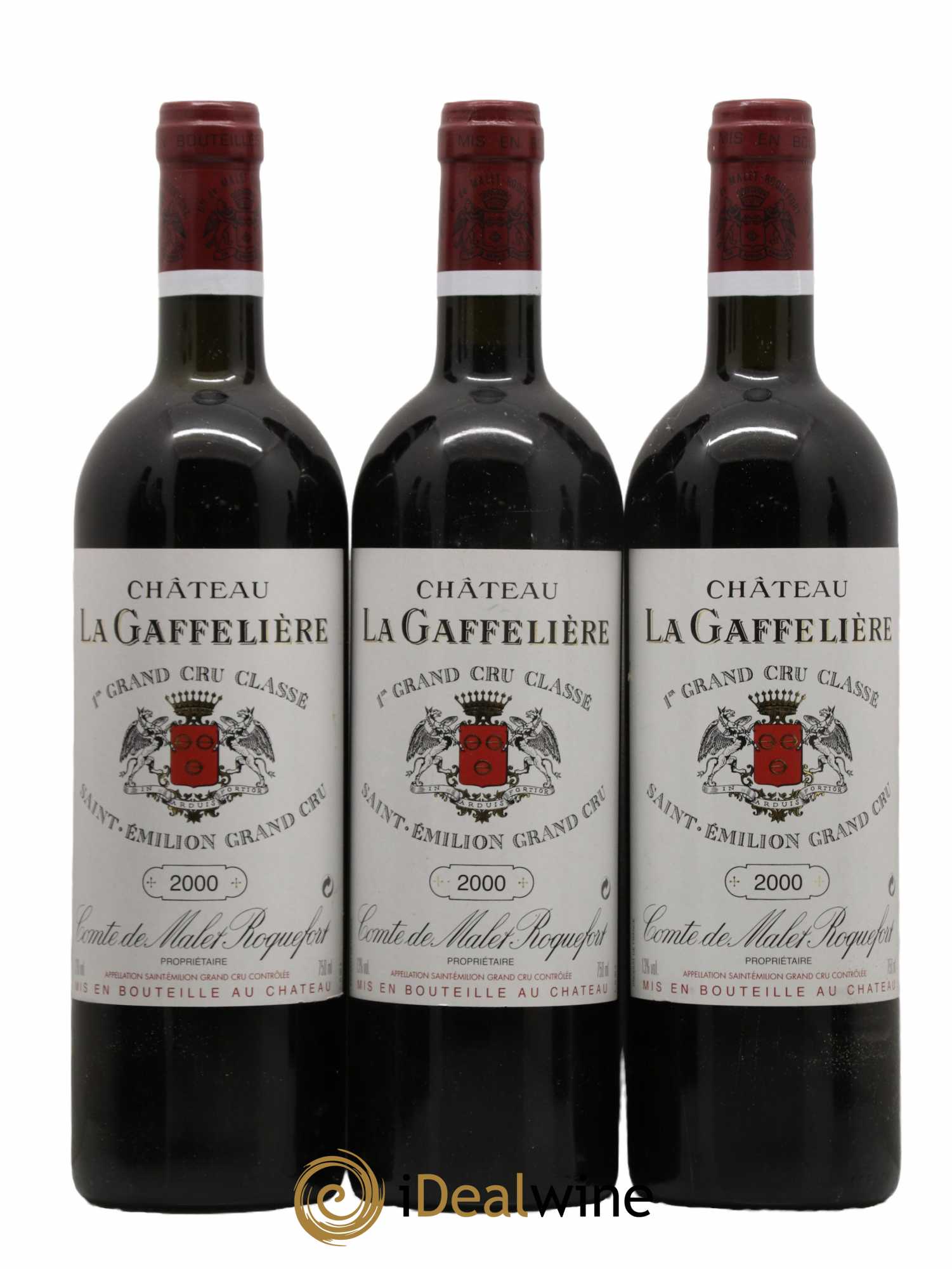 Château la Gaffelière 1er Grand Cru Classé B  2000 - Lot de 12 Bouteilles