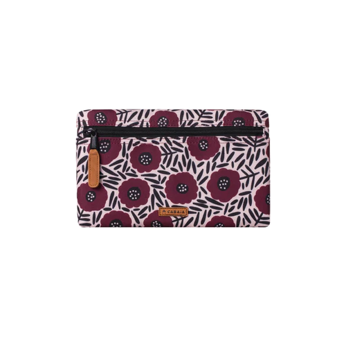 Medium front pocket, Promenade des Anglais, burgundy