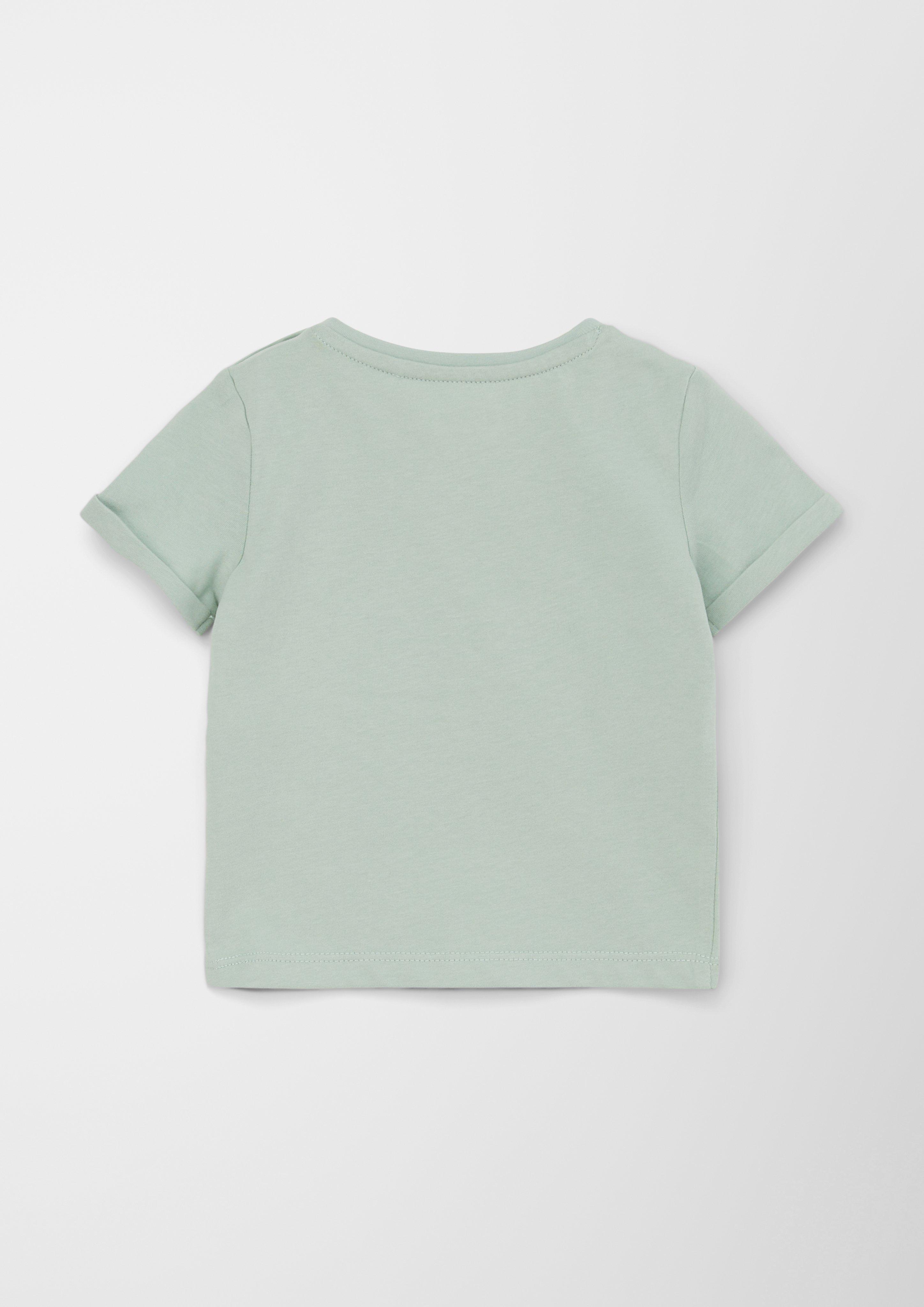 Baumwollshirt mit Artwork  2130764-6091
