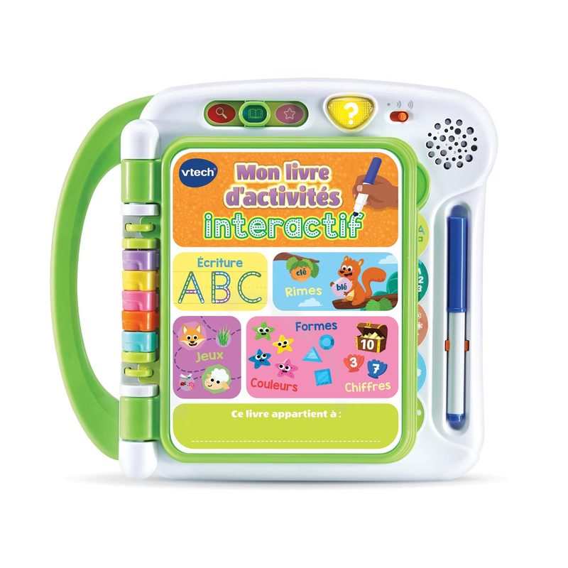 Livre interactif d'activités J'écris, je joue, j'apprends Vtech
